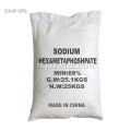 SHMP hexamétaphosfaat de natrium 68% formule chimique